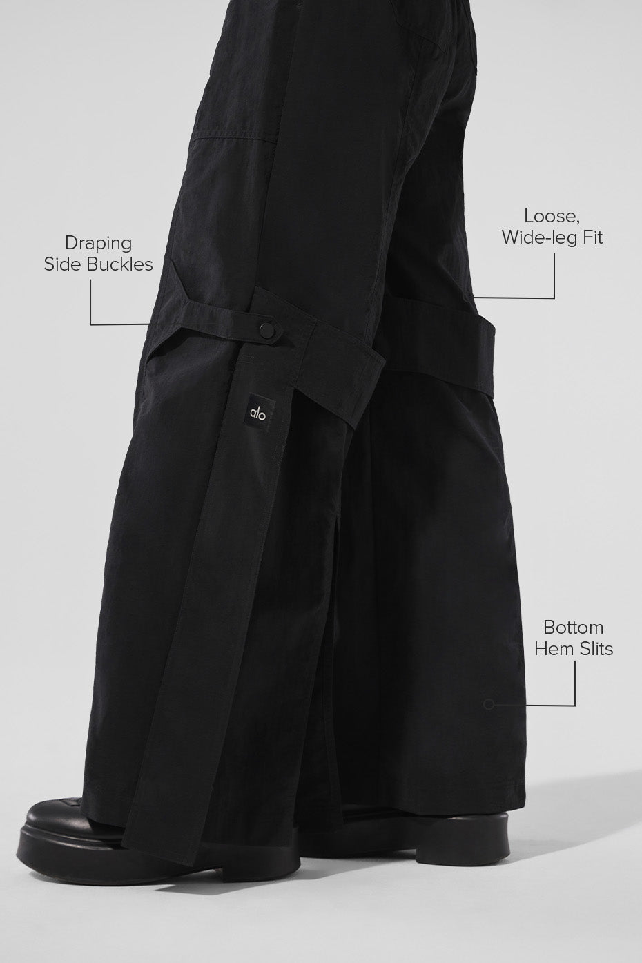 High Rise Voyager Trouser — Black