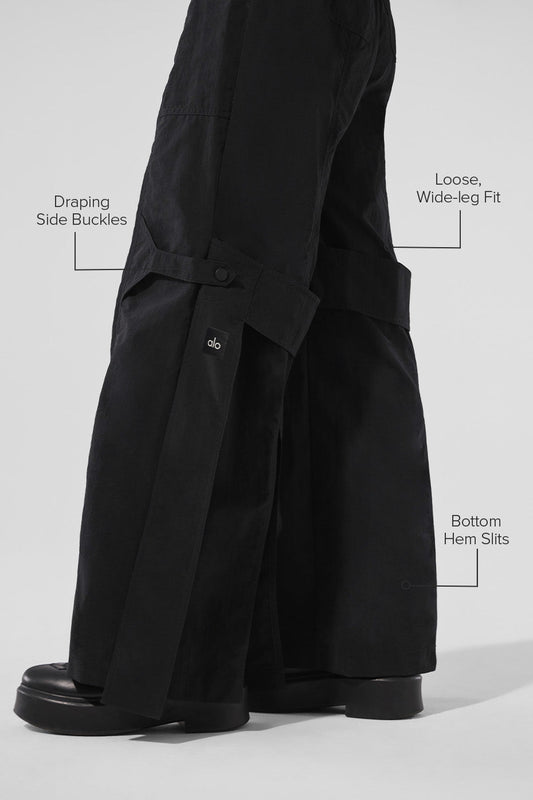 High Rise Voyager Trouser — Black
