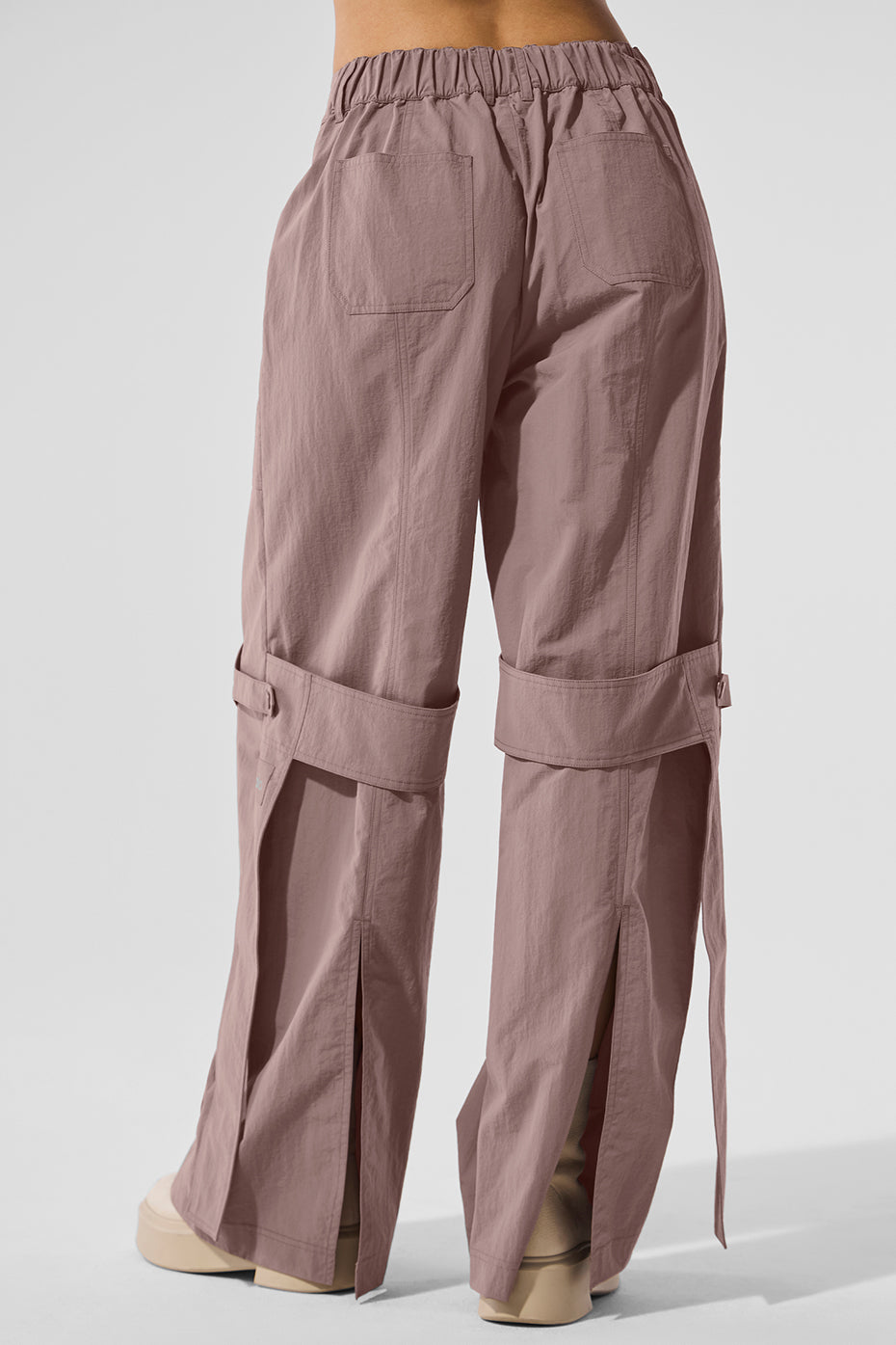 High Rise Voyager Trouser — Mushroom