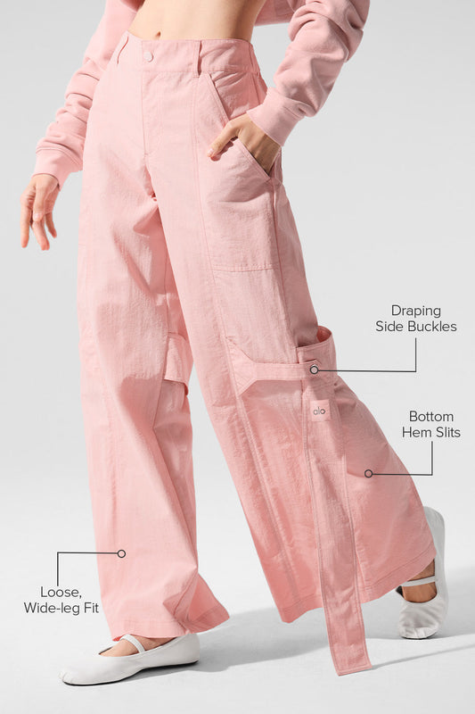 High Rise Voyager Trouser — Pink Quartz