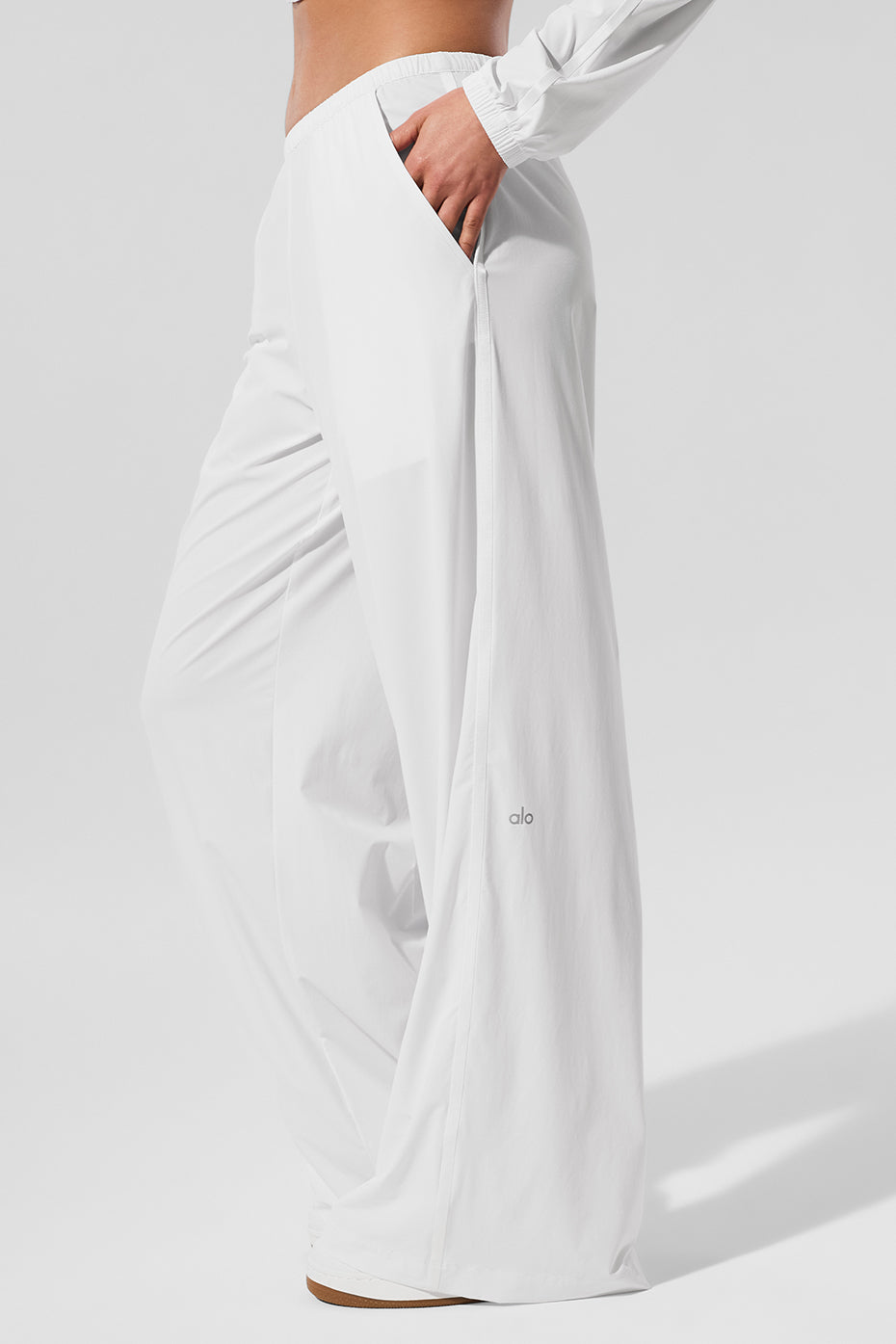 Breezy Wide Leg Pant (Long) — White