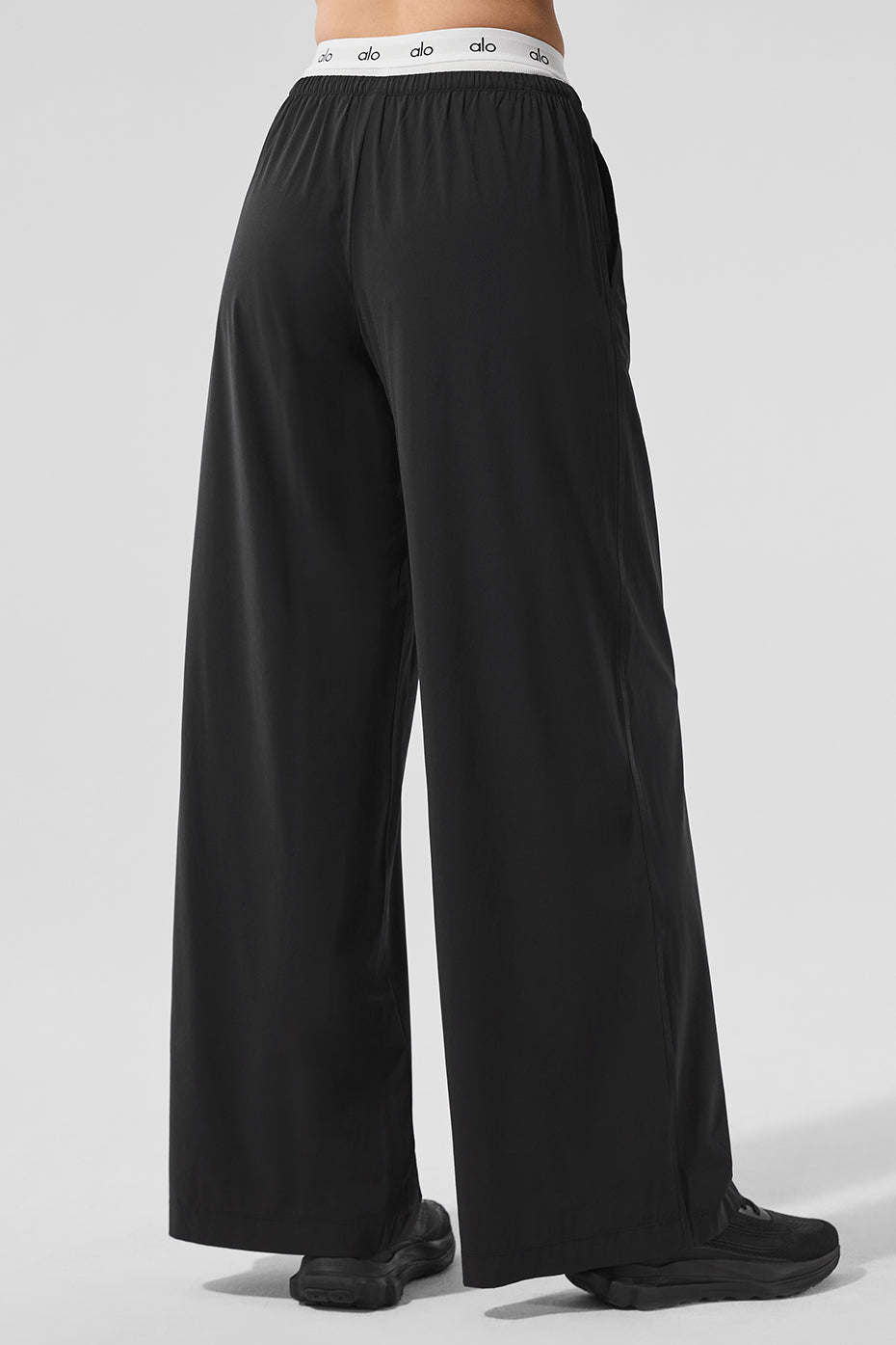 Breezy Wide Leg Pant (Long) — Black
