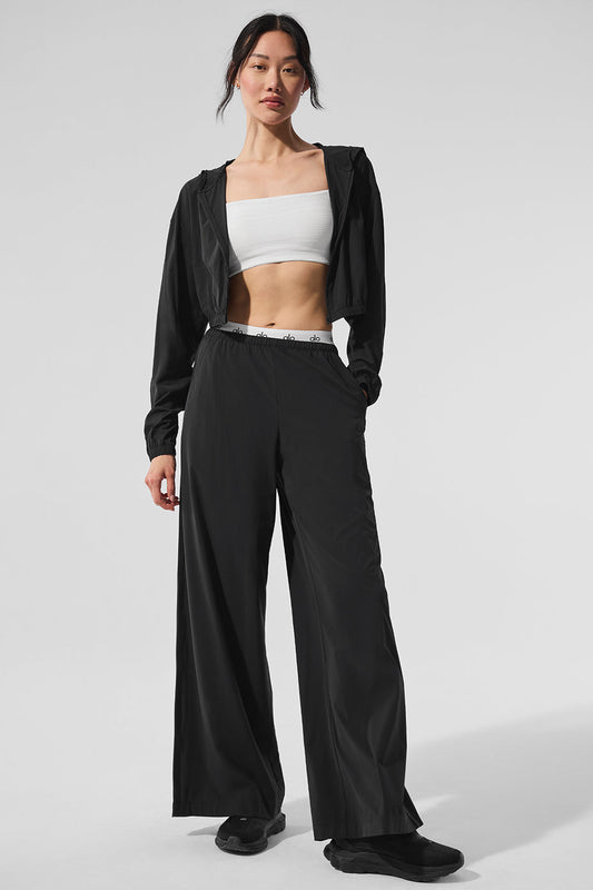 Breezy Wide Leg Pant (Long) — Black