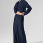 Breezy Wide Leg Pant (Long) — Navy