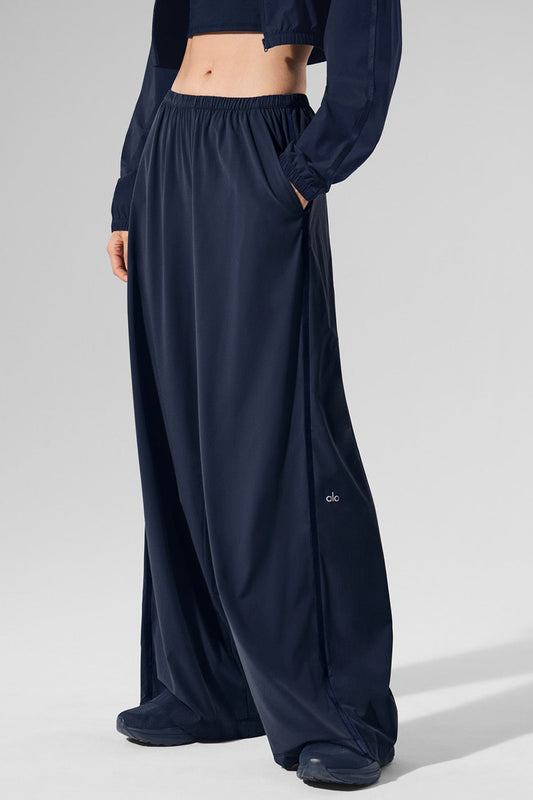 Breezy Wide Leg Pant (Long) — Navy