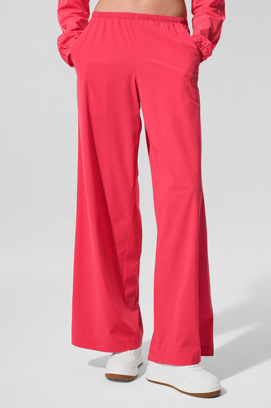 Breezy Wide Leg Pant (Long) — Candy Red