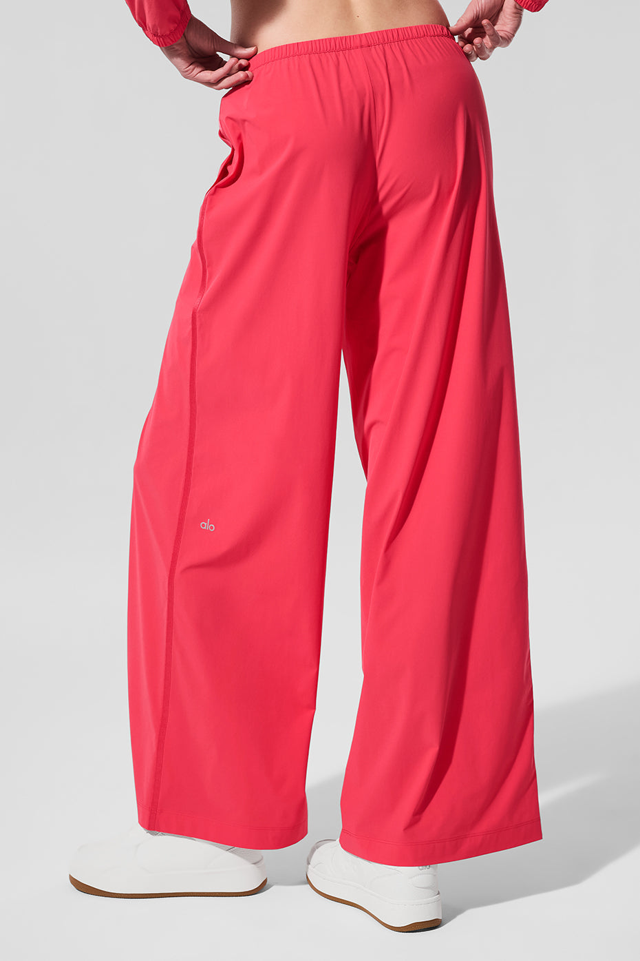 Breezy Wide Leg Pant (Long) — Candy Red