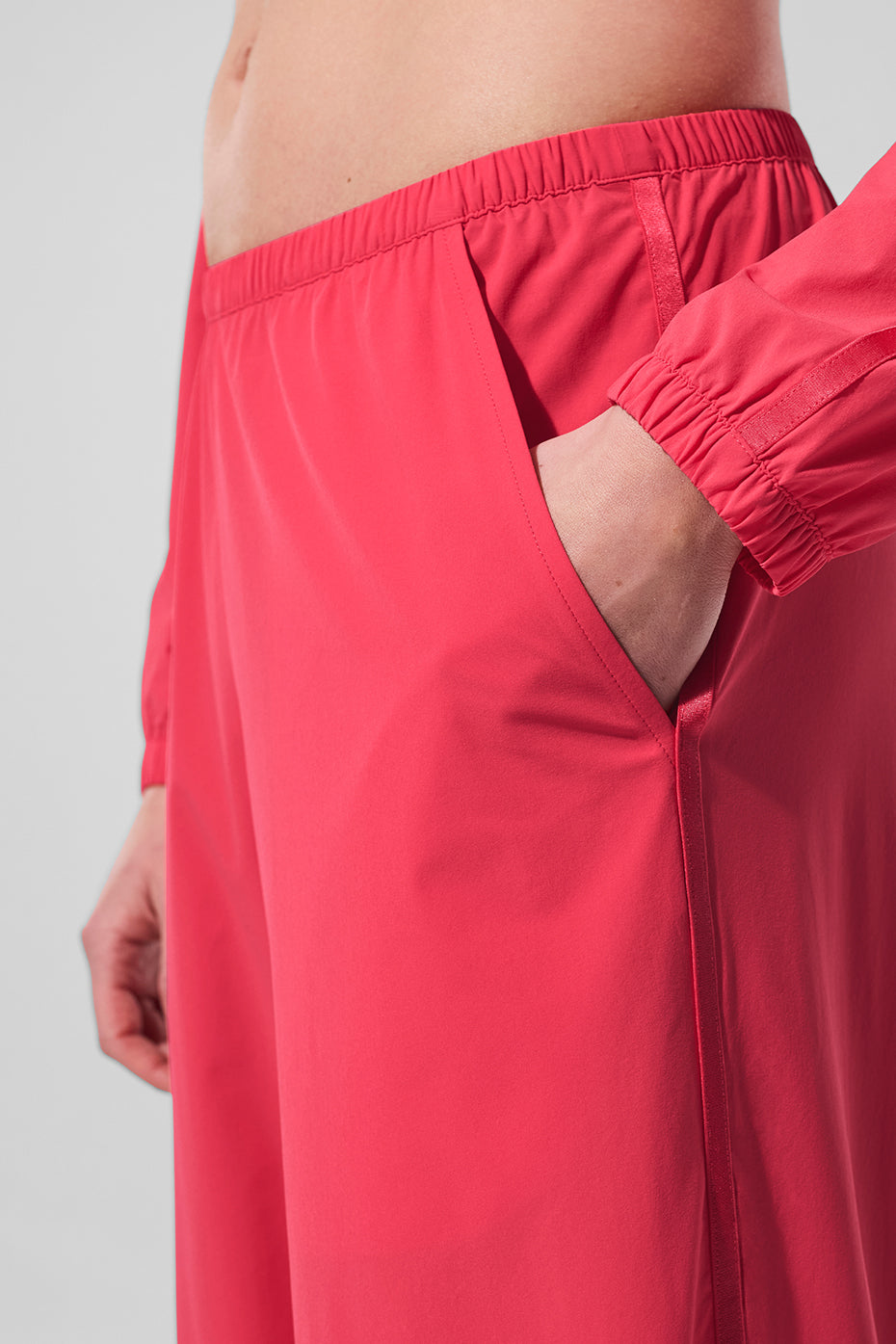 Breezy Wide Leg Pant (Long) — Candy Red