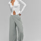 Breezy Wide Leg Pant (Long) — Lunar Grey