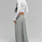 Breezy Wide Leg Pant (Long) — Lunar Grey
