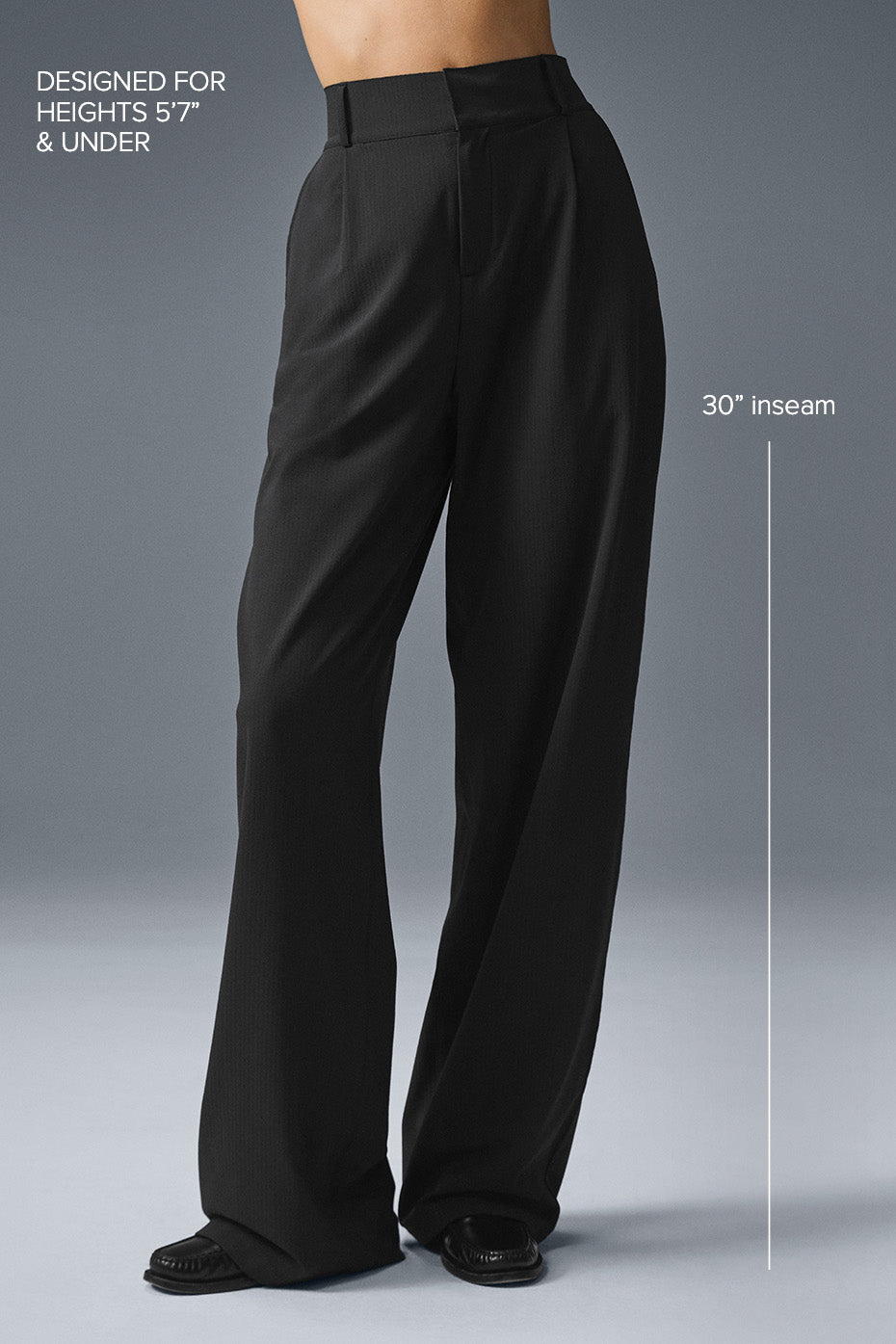 High Rise Dreamscape Trouser (Regular) — Black