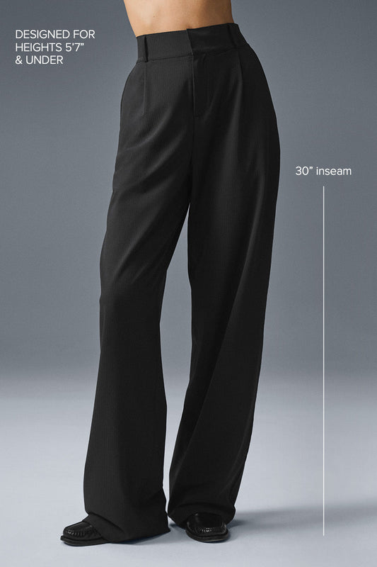 High Rise Dreamscape Trouser (Regular) — Black