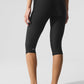 Airlift Mesh High Rise Divine Capri — Black