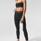 Alosoft High Rise 7/8 Relay Leggings — Black/White