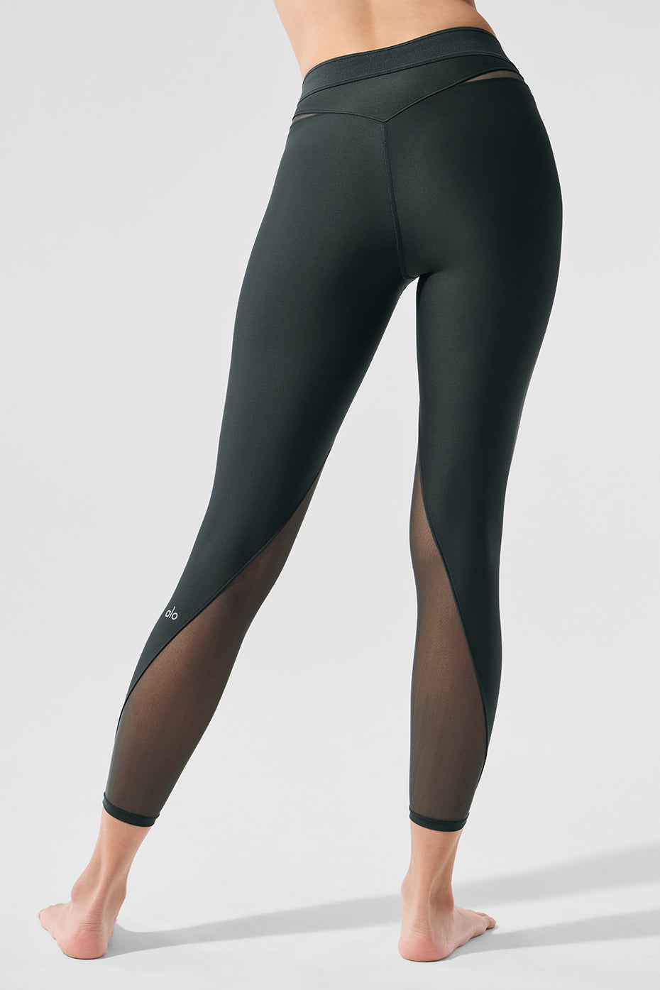 Airlift High Rise 7/8 Rebel Leggings — Charcoal Green