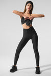 Airlift Mesh High Rise Divine Leggings — Black