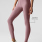 Airlift High Rise Alignment Leggings — Smoky Quartz/White