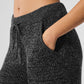 Marl Sweater Pant — Black Marl