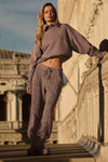 Marl Sweater Pant — Mushroom Marl