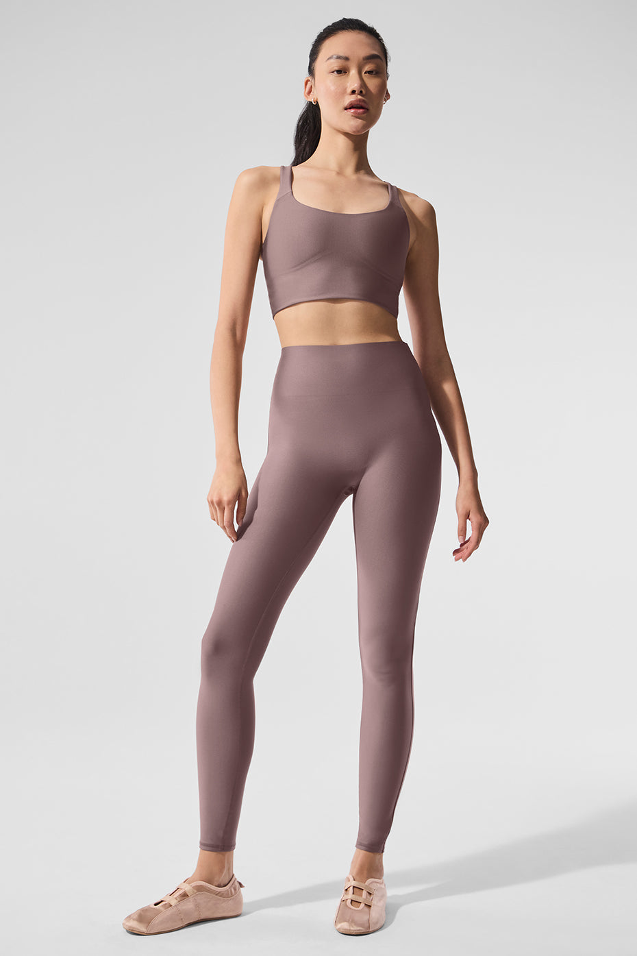 Airlift High Rise Sleek Leggings — Mushroom