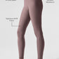 Airlift High Rise Sleek Leggings — Mushroom