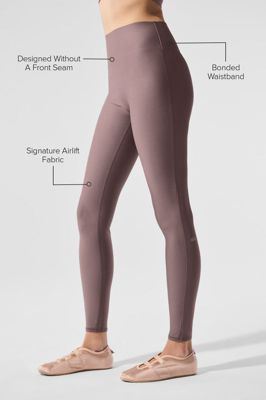 Airlift High Rise Sleek Leggings — Mushroom