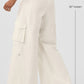 Show Off Cargo Wide Leg Trouser (Regular) — Ivory