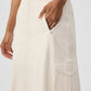 Show Off Cargo Wide Leg Trouser (Regular) — Ivory