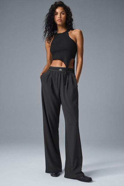 Suit Up Trouser (Long) — Black