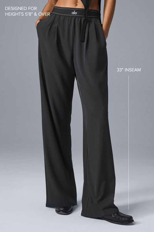 Suit Up Trouser (Long) — Black
