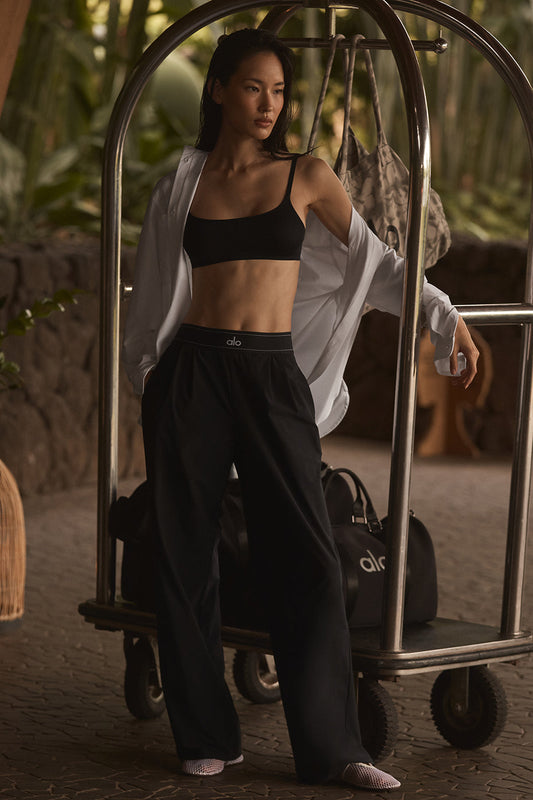 Suit Up Trouser (Long) — Black