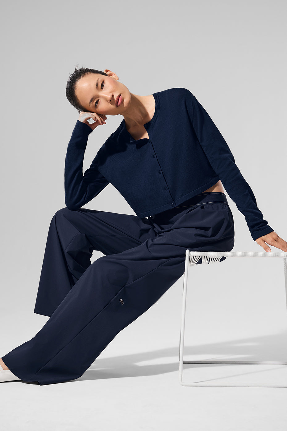 Suit Up Trouser (Long) — Navy