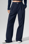 Suit Up Trouser (Long) — Navy