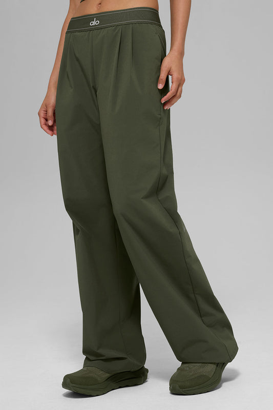 Suit Up Trouser (Long) — Green Olive