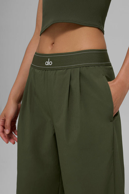 Suit Up Trouser (Long) — Green Olive