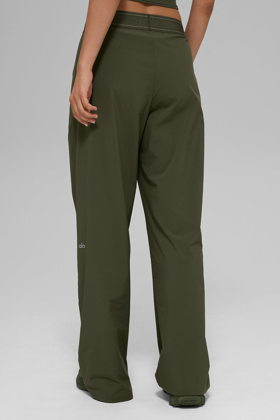 Suit Up Trouser (Long) — Green Olive