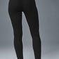 Pointelle Sweater High Rise Be Mine Leggings — Black