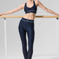 Airlift Mesh High Rise Darling Stirrup Leggings — Navy