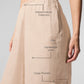 Linen Getaway Cargo Wide Leg Pant — Macadamia