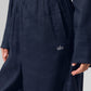 Linen Getaway Cargo Wide Leg Pant — Navy