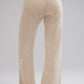 Winter Magic Cashmere Wide Leg Pant — Birch Heather