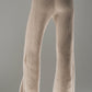 Winter Magic Cashmere Wide Leg Pant — Flax Heather