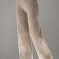 Winter Magic Cashmere Wide Leg Pant — Flax Heather