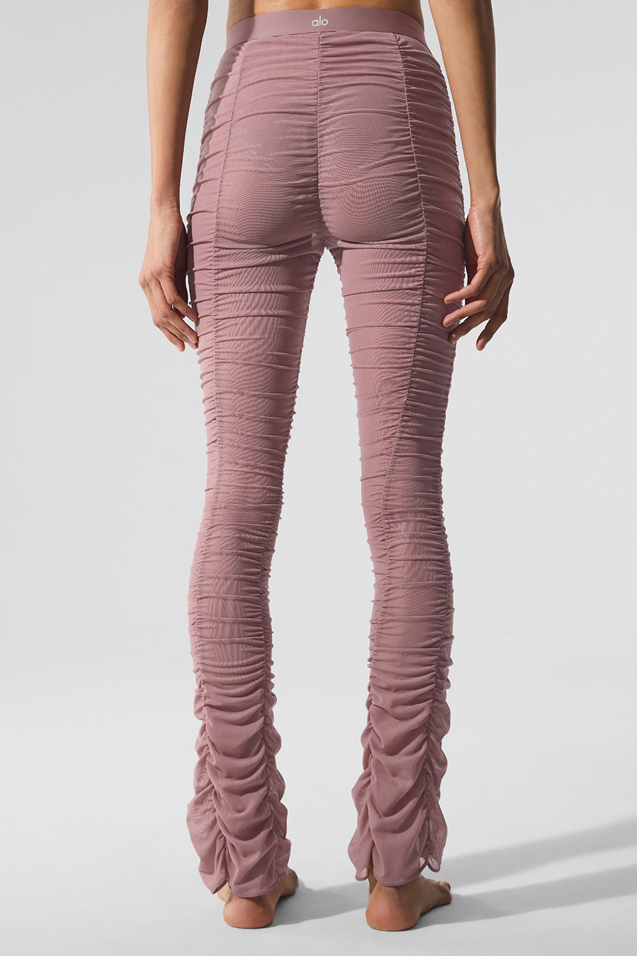 Airlift Mesh High Rise Cherish Leggings — Smoky Quartz