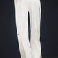 Courchevel Silk Pant — Ivory/Black
