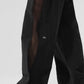 High Rise Origin Wide Leg Track Pant — Black
