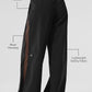 High Rise Origin Wide Leg Track Pant — Black