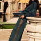 High Rise Origin Wide Leg Track Pant — Charcoal Green