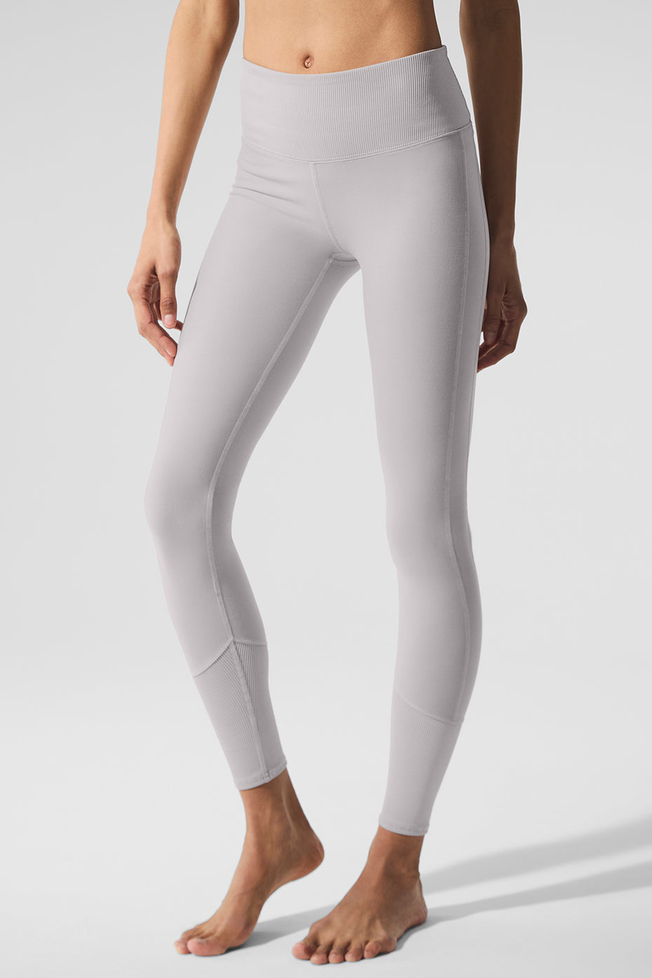 Washed Alosoft High Rise Lounge Leggings — Grey Sky Wash