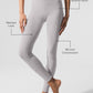 Washed Alosoft High Rise Lounge Leggings — Grey Sky Wash